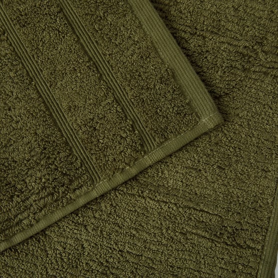 Flinders Dark Olive Towel Range