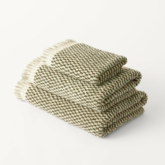 European Green & Multi Izmir Turkish Cotton Towel Range