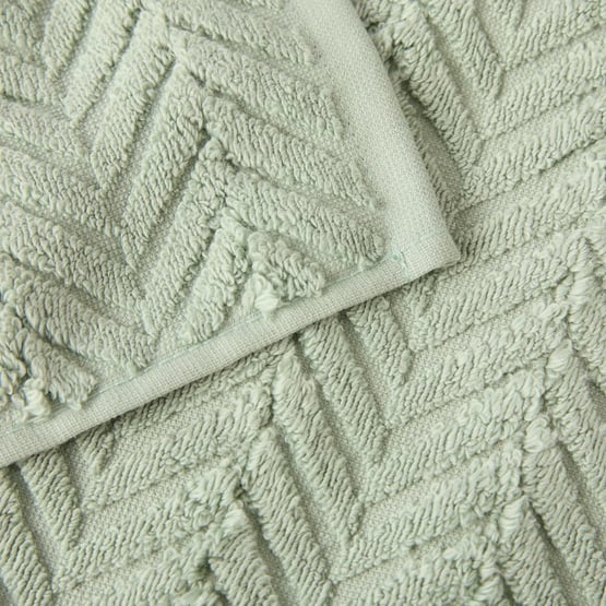 Mimosa Mineral Green Textured Towel Range