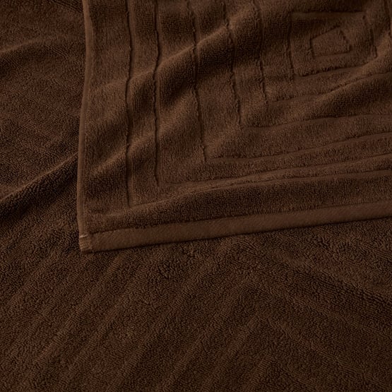 Ezra Chocolate Towel Range