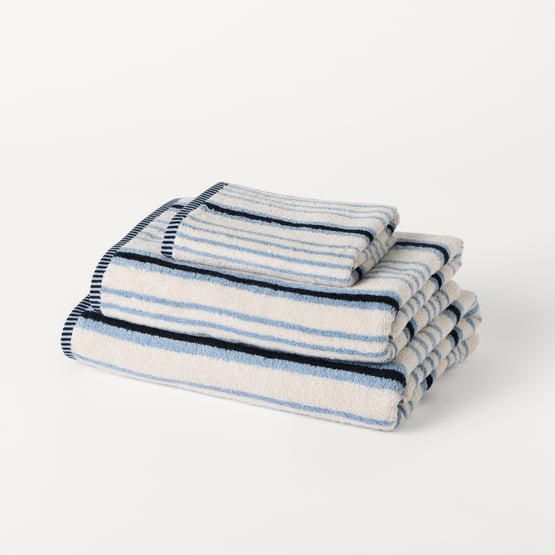 Layton Blue & Beach Stripe Towel Range