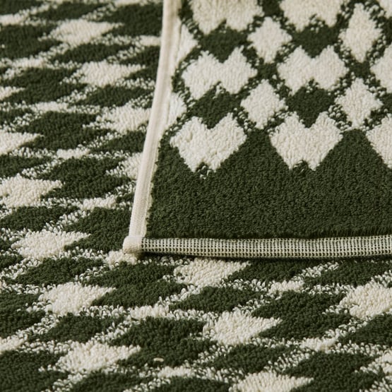 Ainsley Spinach & Natural Towel Range