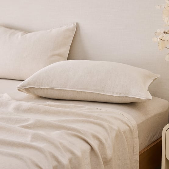 Vintage Washed Linen Linen Sheet Separates