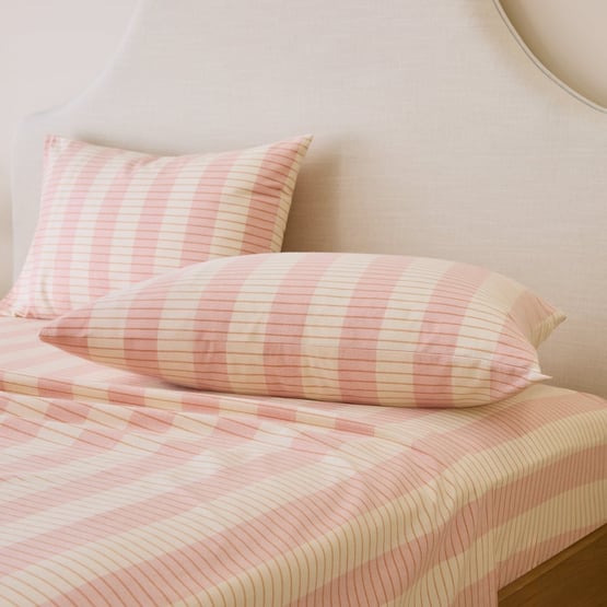 Elliot Rose Stripe Flannel Pillowcases