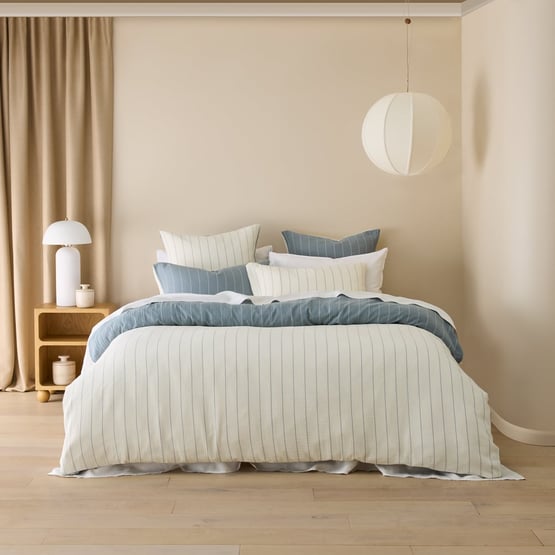Hayes Coast Stripe Quilt Cover Set + Separates