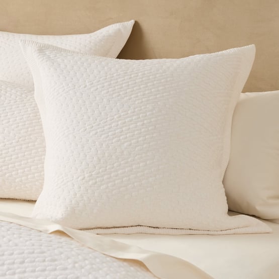 Collins Oat Marle Quilted Jersey Pillowcases