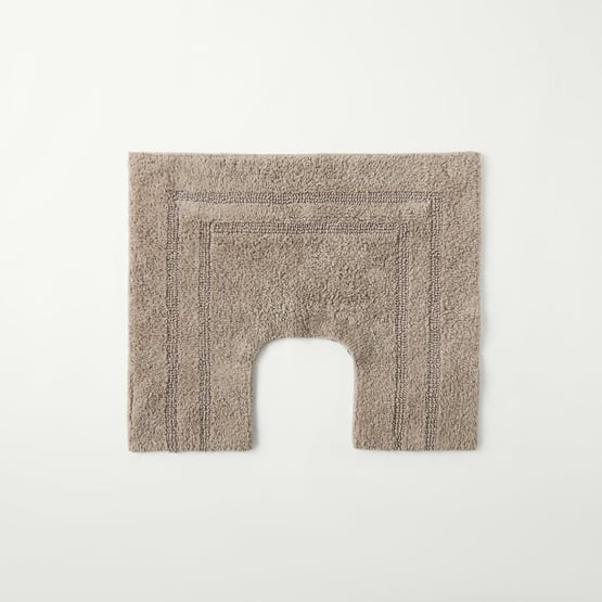 Regent Mushroom Reversible Cotton Contour Bath Mat