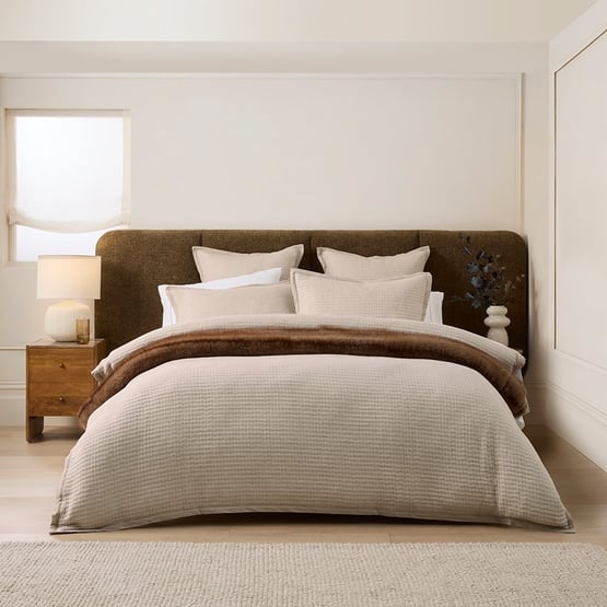 Lewis Natural Quilt Cover Set + Separates