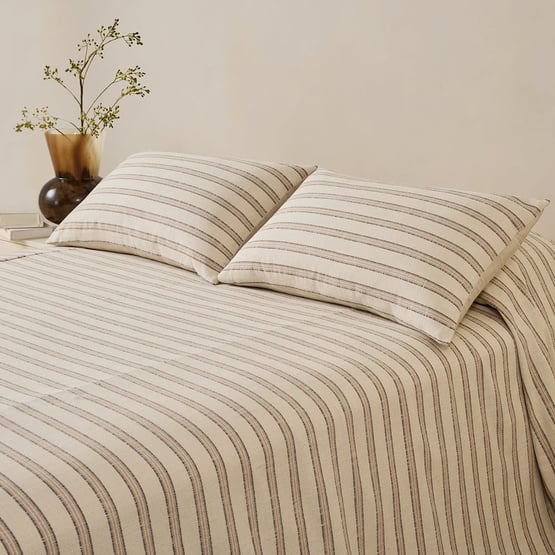 Lenny Natural Pillowcases