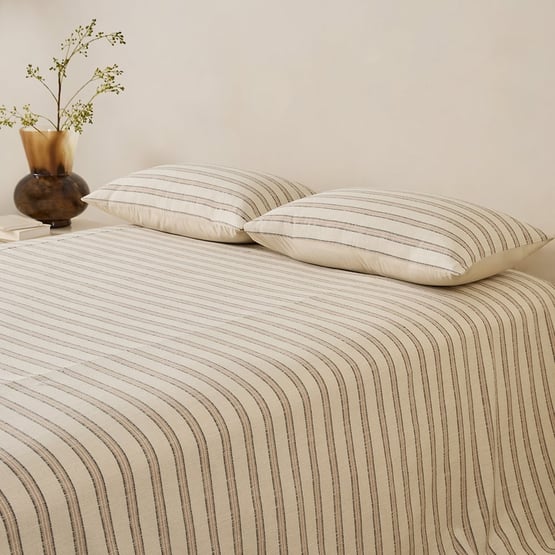Lenny Natural Pillowcases