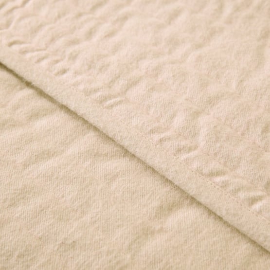 Melange Oat Flannel Quilted Pillowcases