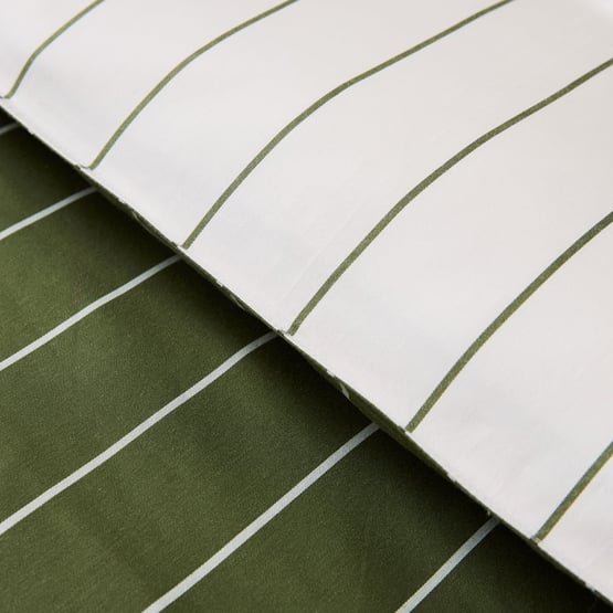 Bayes European Pillowcase Chive Stripe Chive