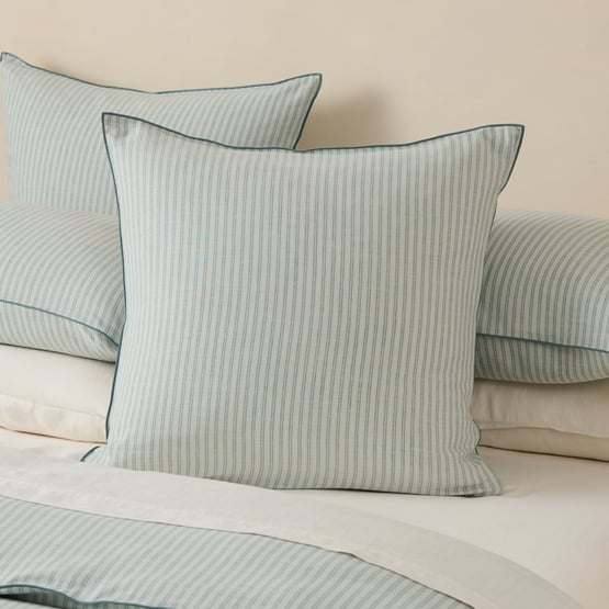 Sasha Mineral Stripe European Pillowcases
