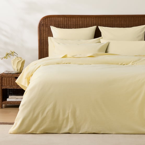 Stonewashed Cotton Citrus Quilt Cover Separates 