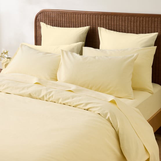 Stonewashed Cotton Citrus Quilt Cover Separates 
