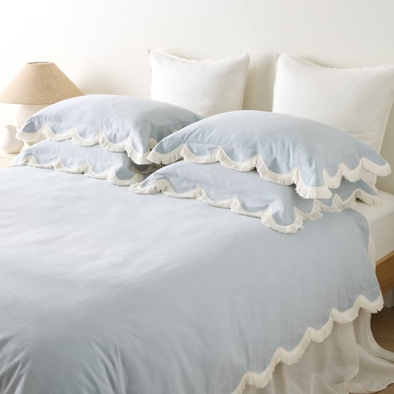 Delilah Scallop Coast Quilt Cover Set + Separates