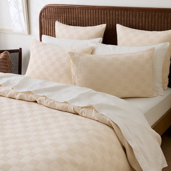 Koban Sand Quilt Cover Set + Separates 