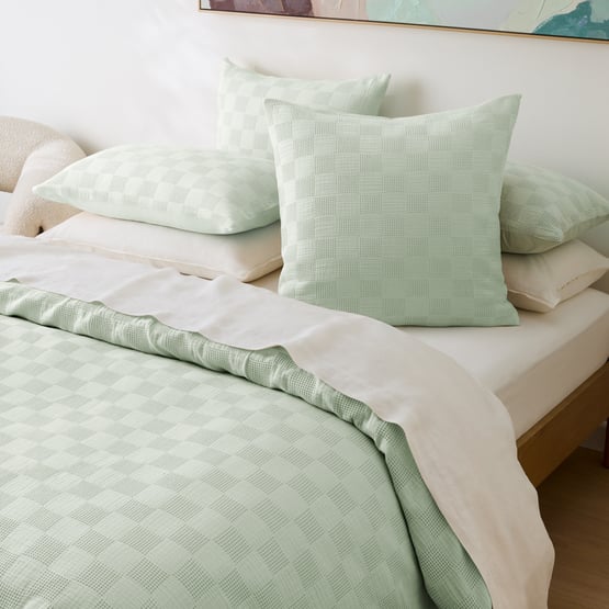 Koban Mint Pillowcases