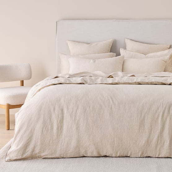 Vintage Washed Linen Linen Quilt Cover Separates