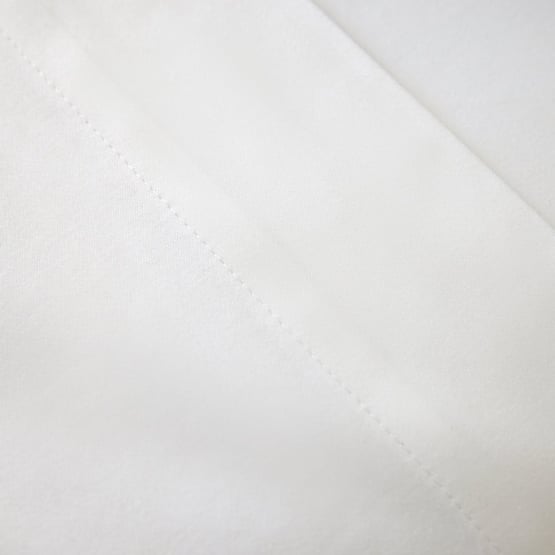 600TC Bamboo Cotton White Sheet Separates