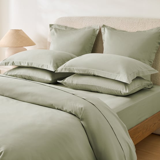 600TC Bamboo Cotton Eucalyptus Quilt Cover Separates