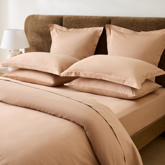 600TC Bamboo Cotton Caramel Quilt Cover Separates