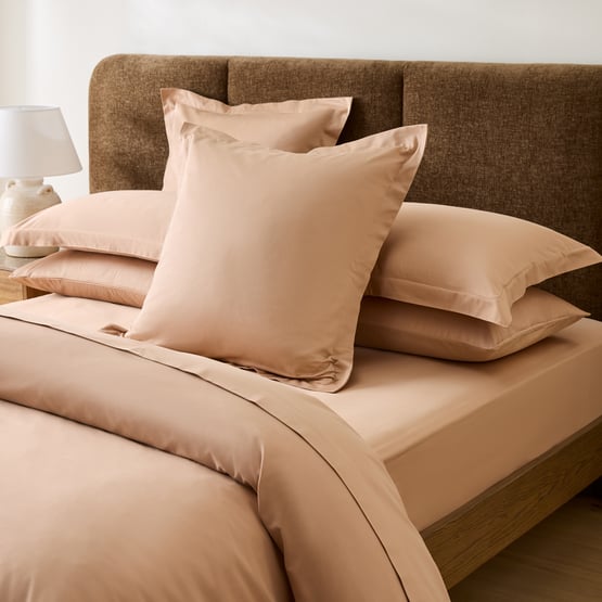 600TC Bamboo Cotton Caramel Pillowcases