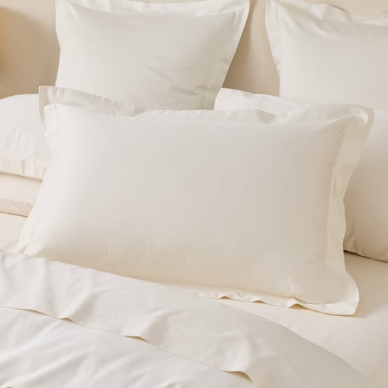 600TC Bamboo Cotton Undyed Pillowcases