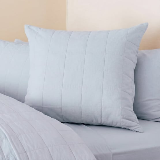 Stonewashed Cotton Coast Quilted Pillowcase