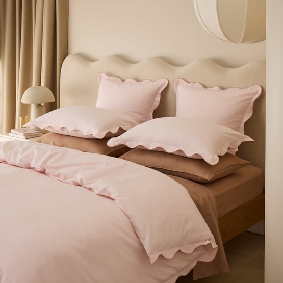 Hallie Rose Scallop Quilt Cover Set + Separates