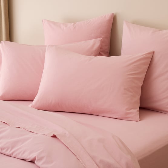 Stonewashed Cotton Peony Pillowcases