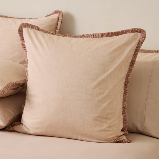 Thea Fringe Natural Pillowcase