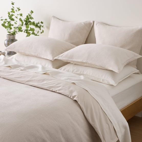 Jai Matelasse Natural Quilt Cover Set Separates