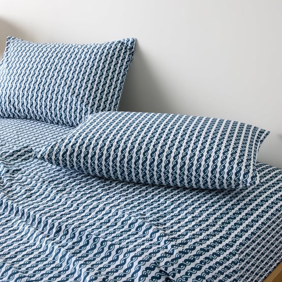 Mira Blue Sheet Set