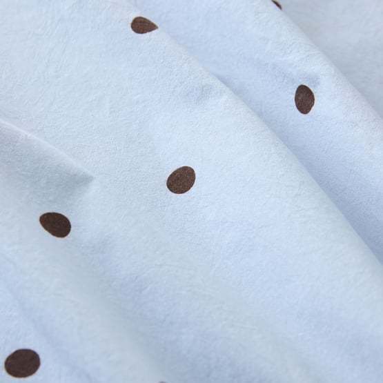 Stonewashed Cotton Coast & Chocolate Spot Sheet Separates