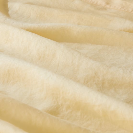 Vintage Washed Linen Lemon Sheet Separates