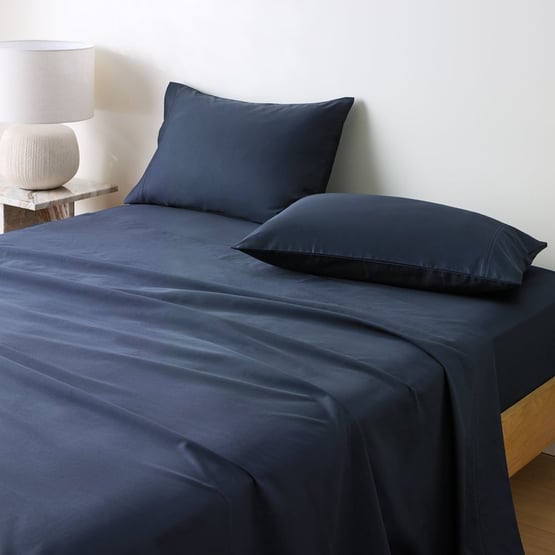 Egyptian Cotton Navy Sheet Set 