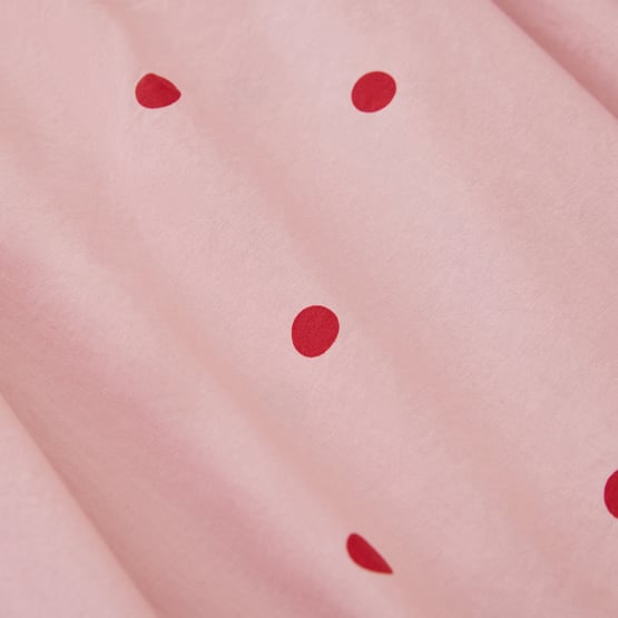 Stonewashed Cotton Peony & Salsa Spot Sheet Separates