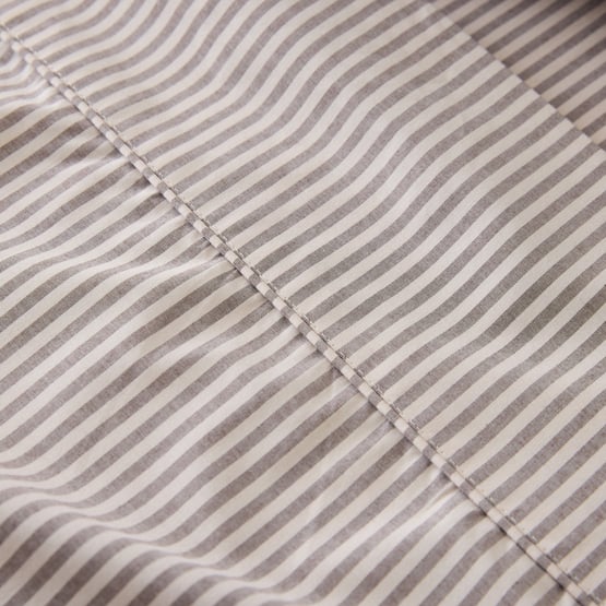 Fresh Chocolate Stripe Sheet Set