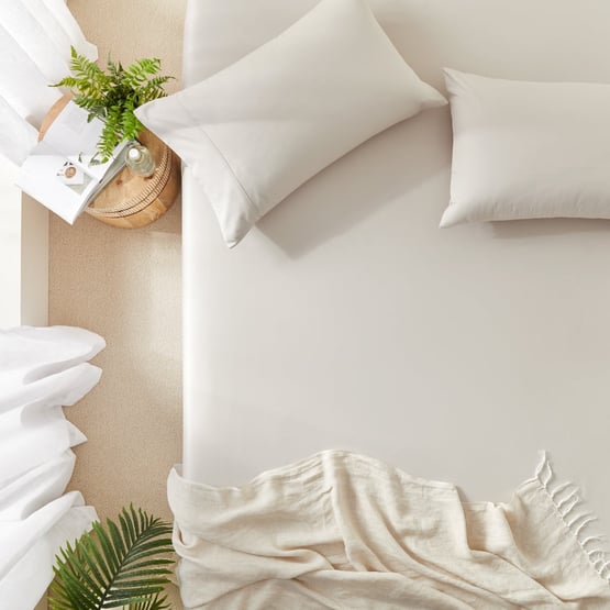Worlds Softest Cotton Sand Fitted Sheet Separates