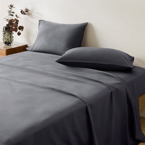 600TC Bamboo Cotton Charcoal Sheet Set