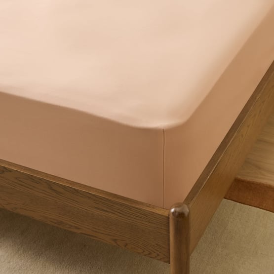 600TC Bamboo Cotton Caramel Fitted Sheet Separates