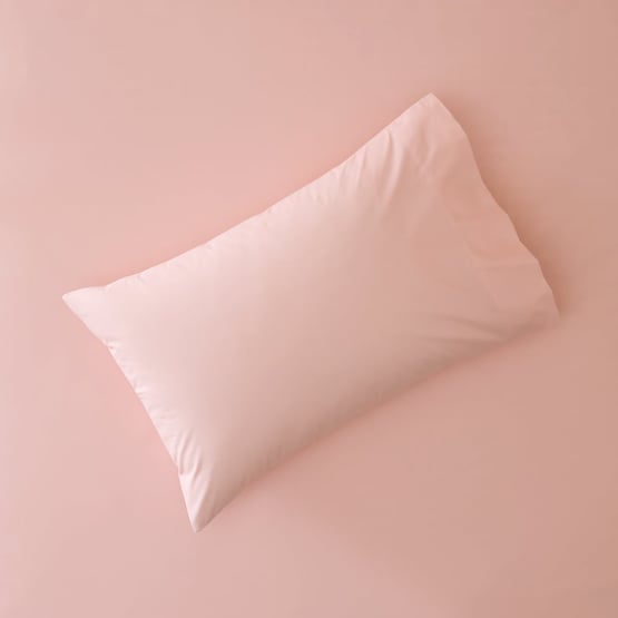 300TC Cotton Percale Pink Combo Sheet Set