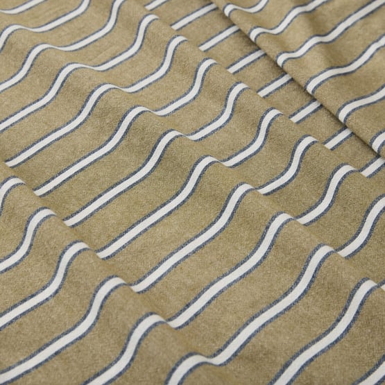 Yarn Dyed Olive Avery Stripe Sheet Set