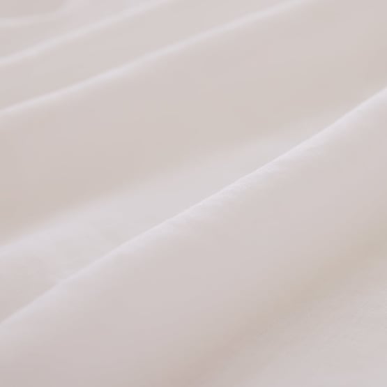 Vintage Washed Linen White & Linen Piped Sheet Separates