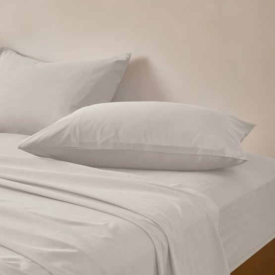 Stonewashed Cotton Moon Grey Sheet Separates