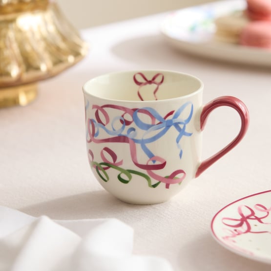 Bow & Bright Pink Mug