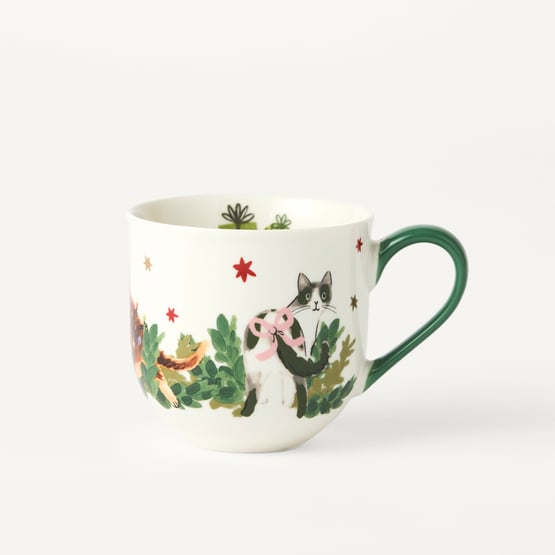 Merry Catmas Green Mug