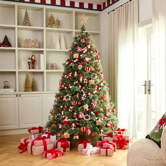 Pine Cashmere LED Green Christmas Tree