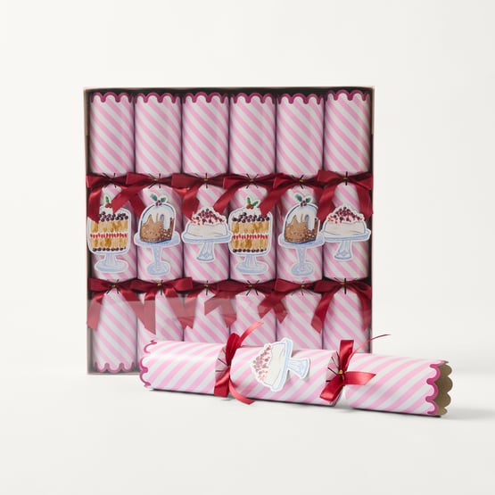 Ribbons Pink Bon Bons Set of 6